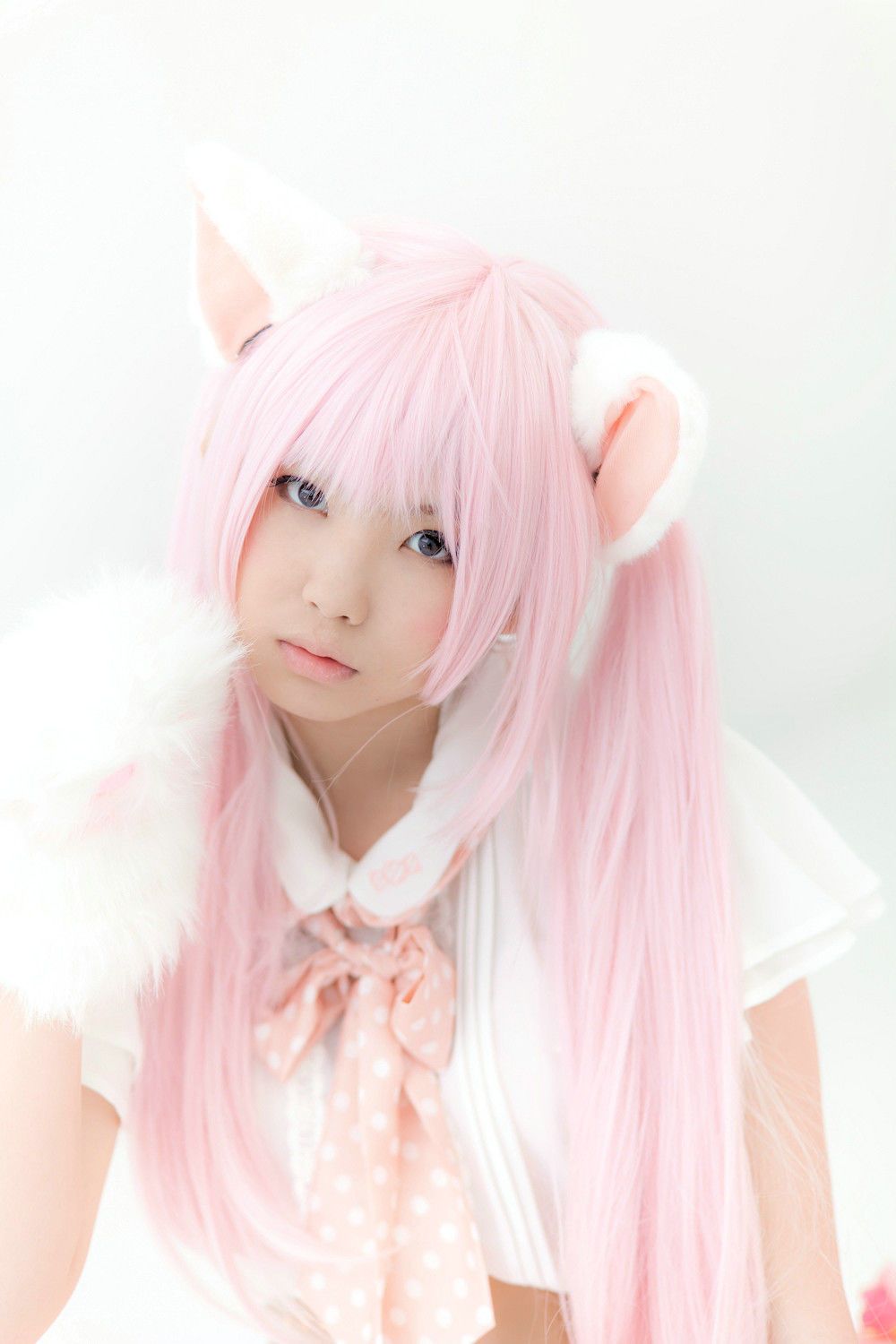 Enako(えなこ)  Necomimi (ネコ耳)(White)-图69