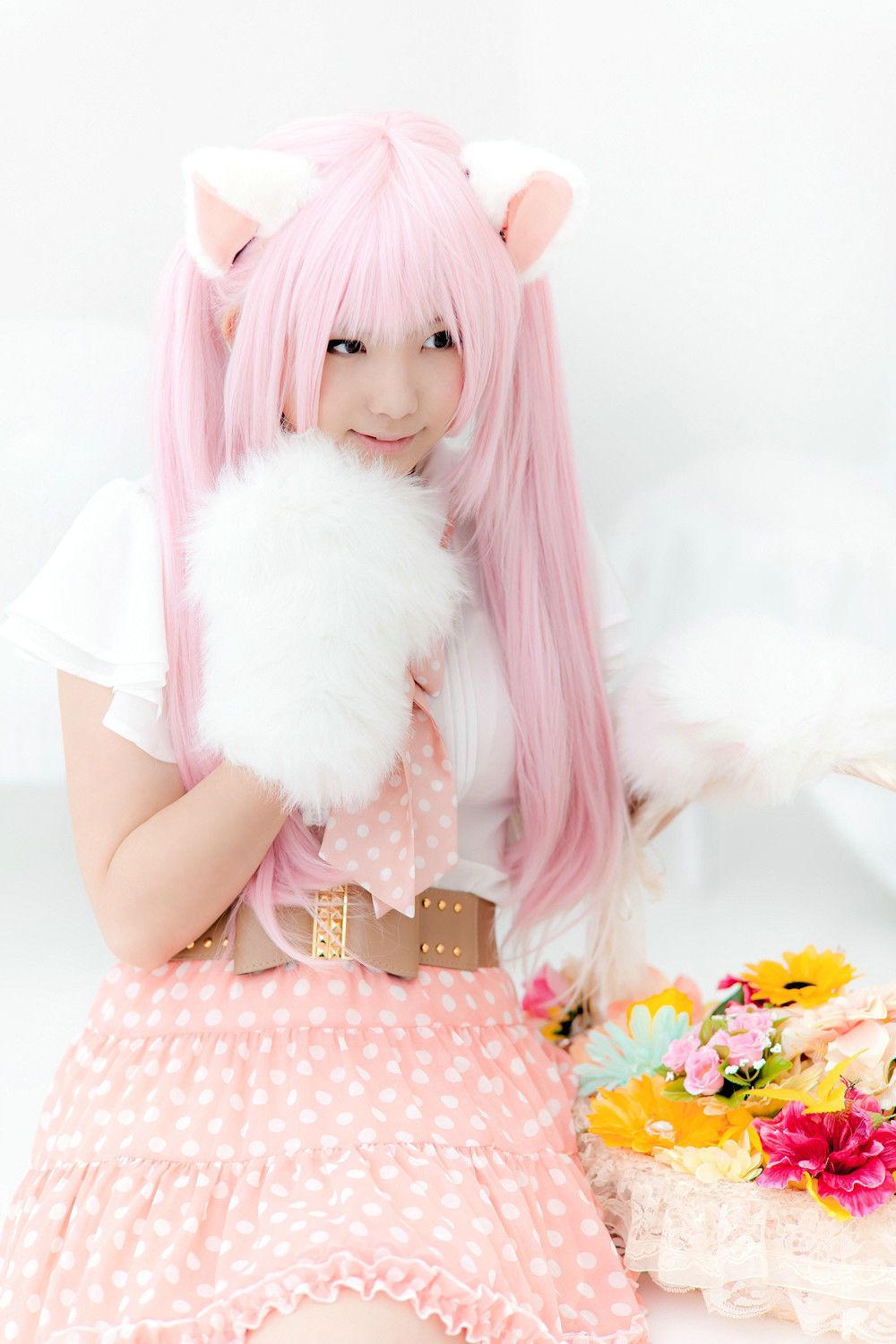 Enako(えなこ)  Necomimi (ネコ耳)(White)-图70