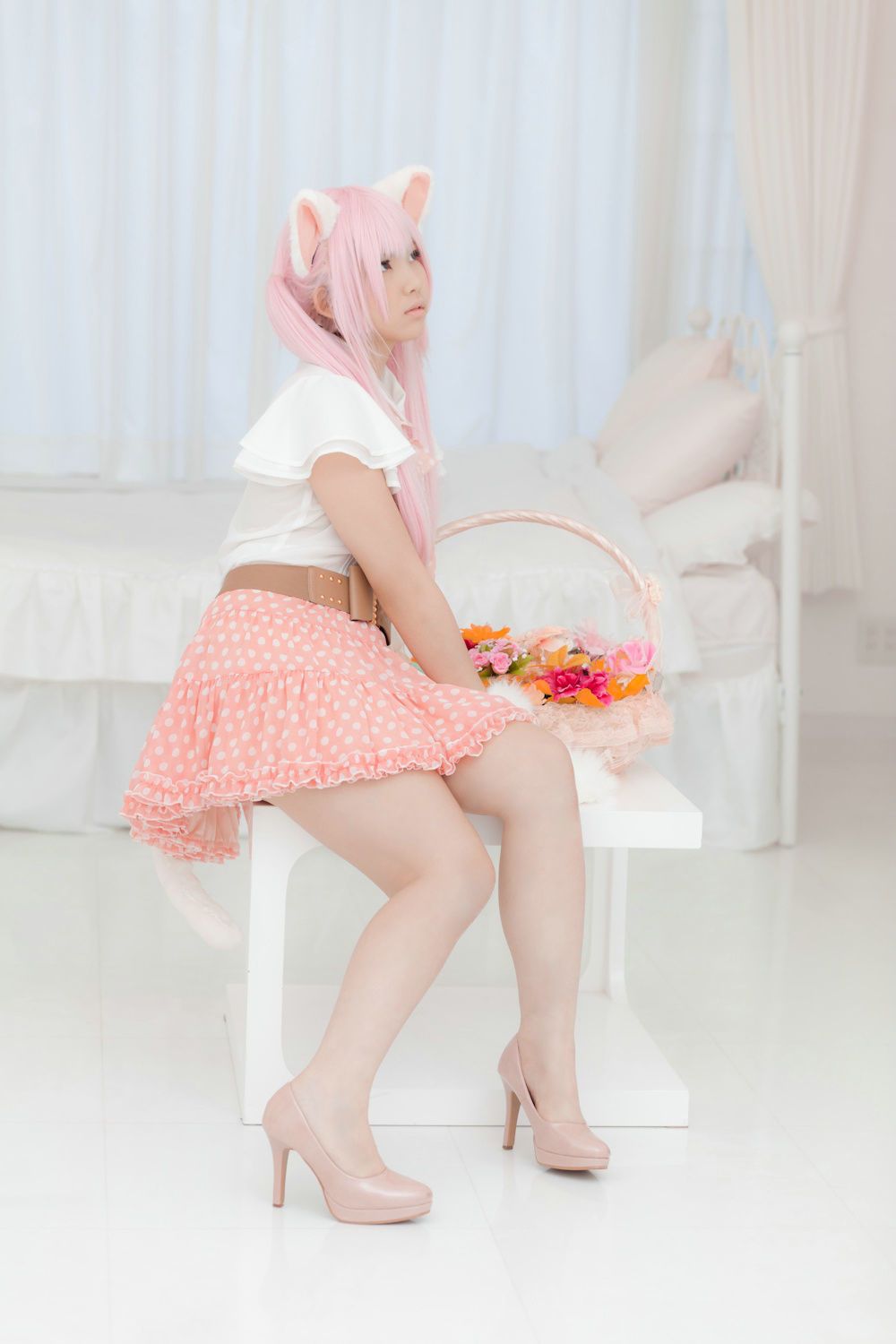 Enako(えなこ)  Necomimi (ネコ耳)(White)-图71