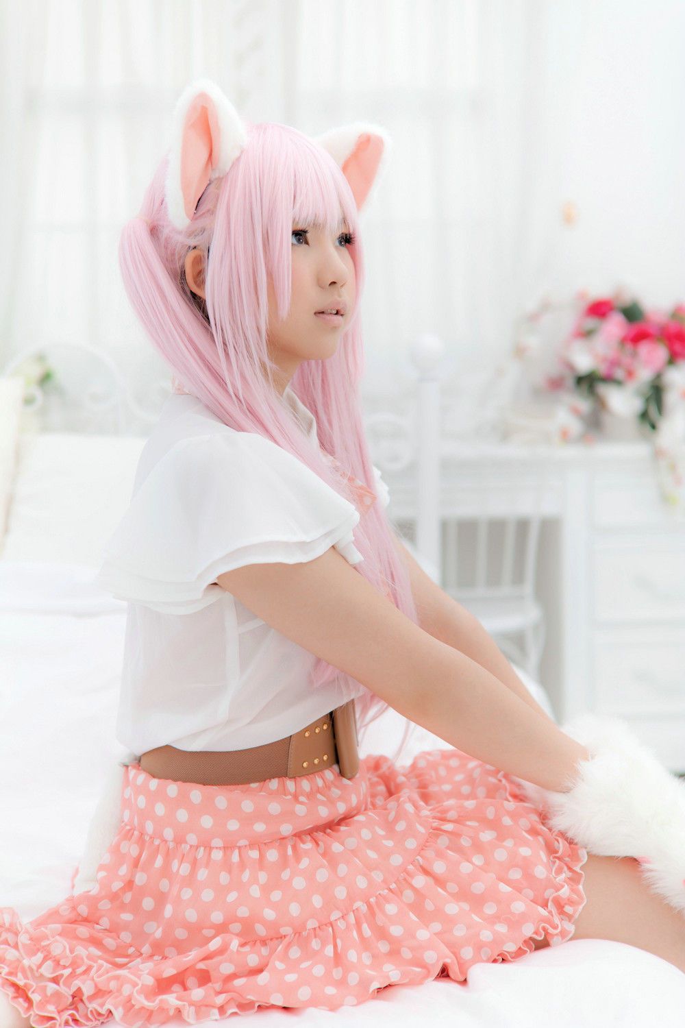 Enako(えなこ)  Necomimi (ネコ耳)(White)-图83