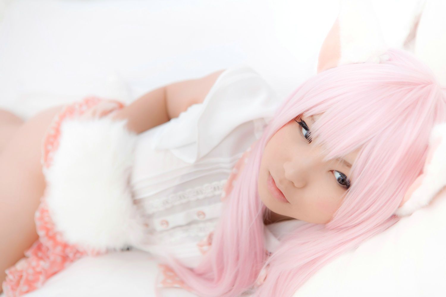 Enako(えなこ)  Necomimi (ネコ耳)(White)-图84
