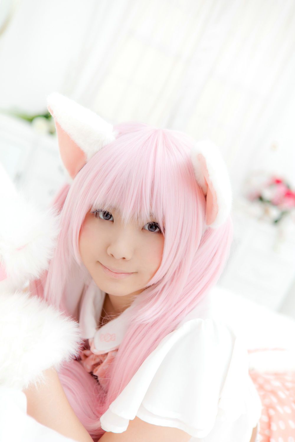 Enako(えなこ)  Necomimi (ネコ耳)(White)-图87