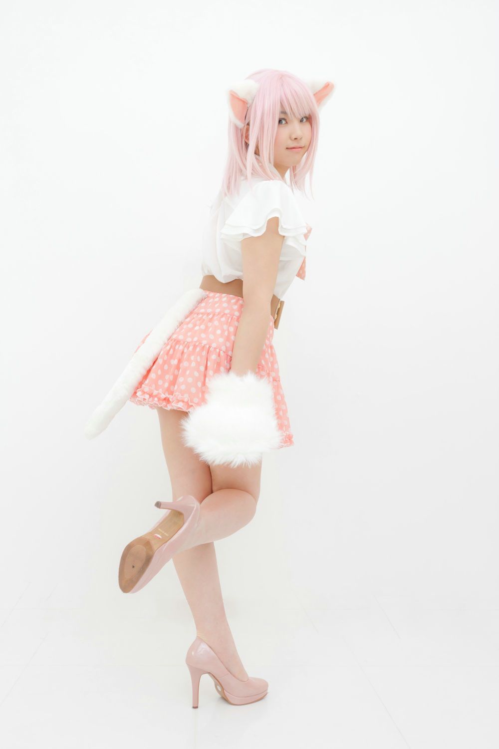 Enako(えなこ)  Necomimi (ネコ耳)(White)-图8