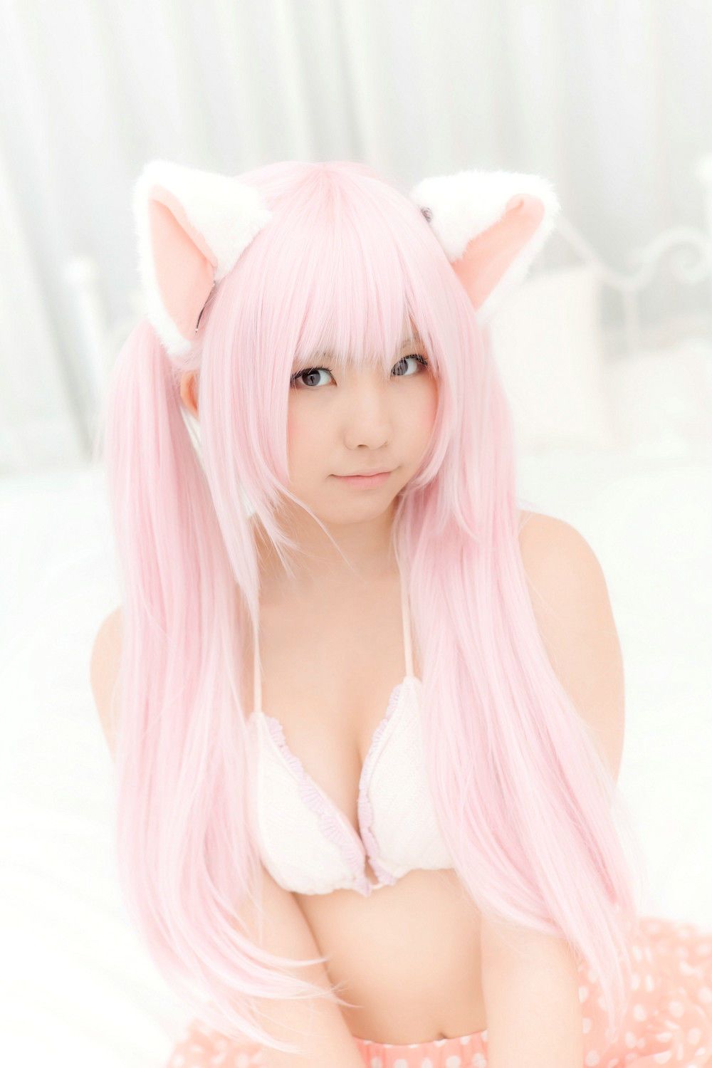 Enako(えなこ)  Necomimi (ネコ耳)(White)-图96