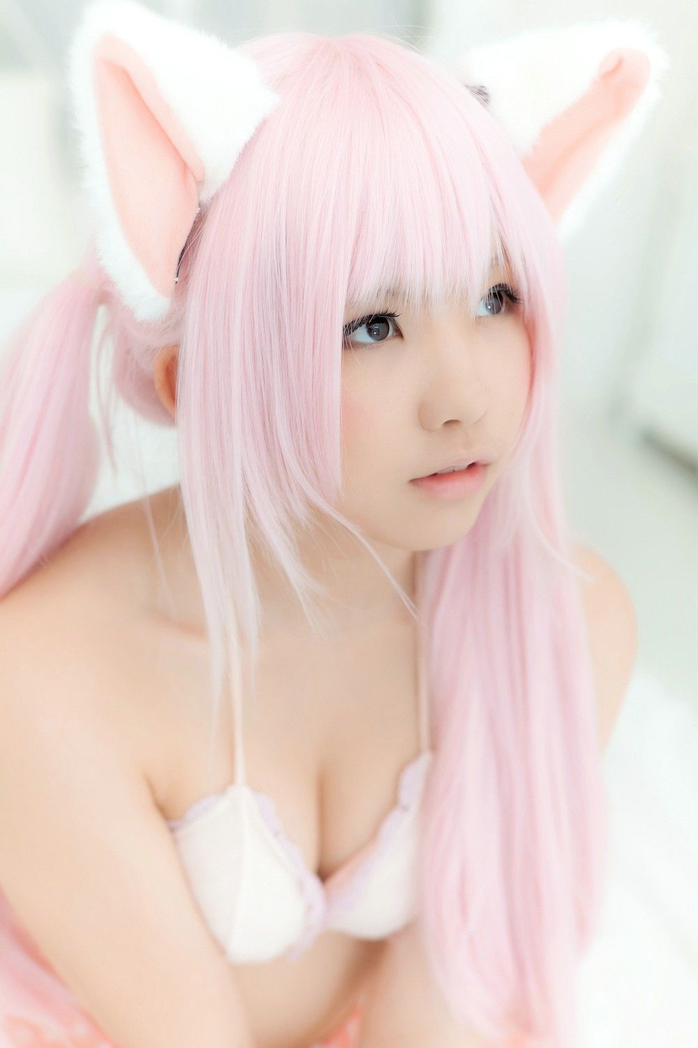 Enako(えなこ)  Necomimi (ネコ耳)(White)-图98