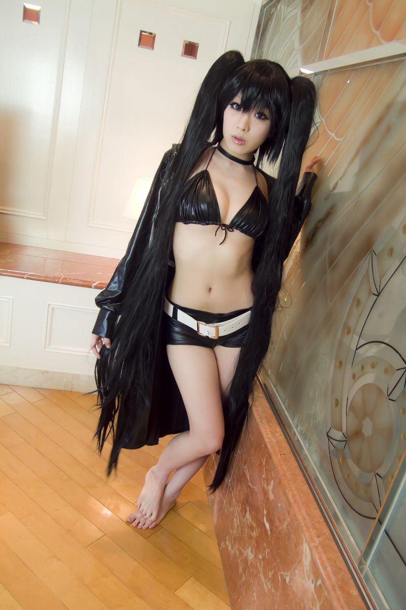 あらい夜魅(Arai Yami)《BLACK★ROCK SHOOTER》-黑衣麻陶?里(黑岩射手／黑初音)-图0