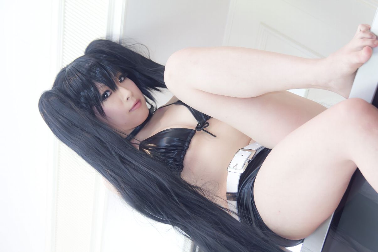 あらい夜魅(Arai Yami)《BLACK★ROCK SHOOTER》-黑衣麻陶?里(黑岩射手／黑初音)-图12