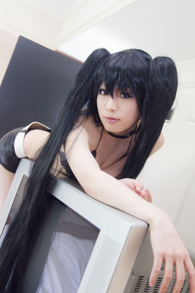 あらい夜魅(Arai Yami)《BLACK★ROCK SHOOTER》-黑衣麻陶?里(黑岩射手／黑初音)-图16