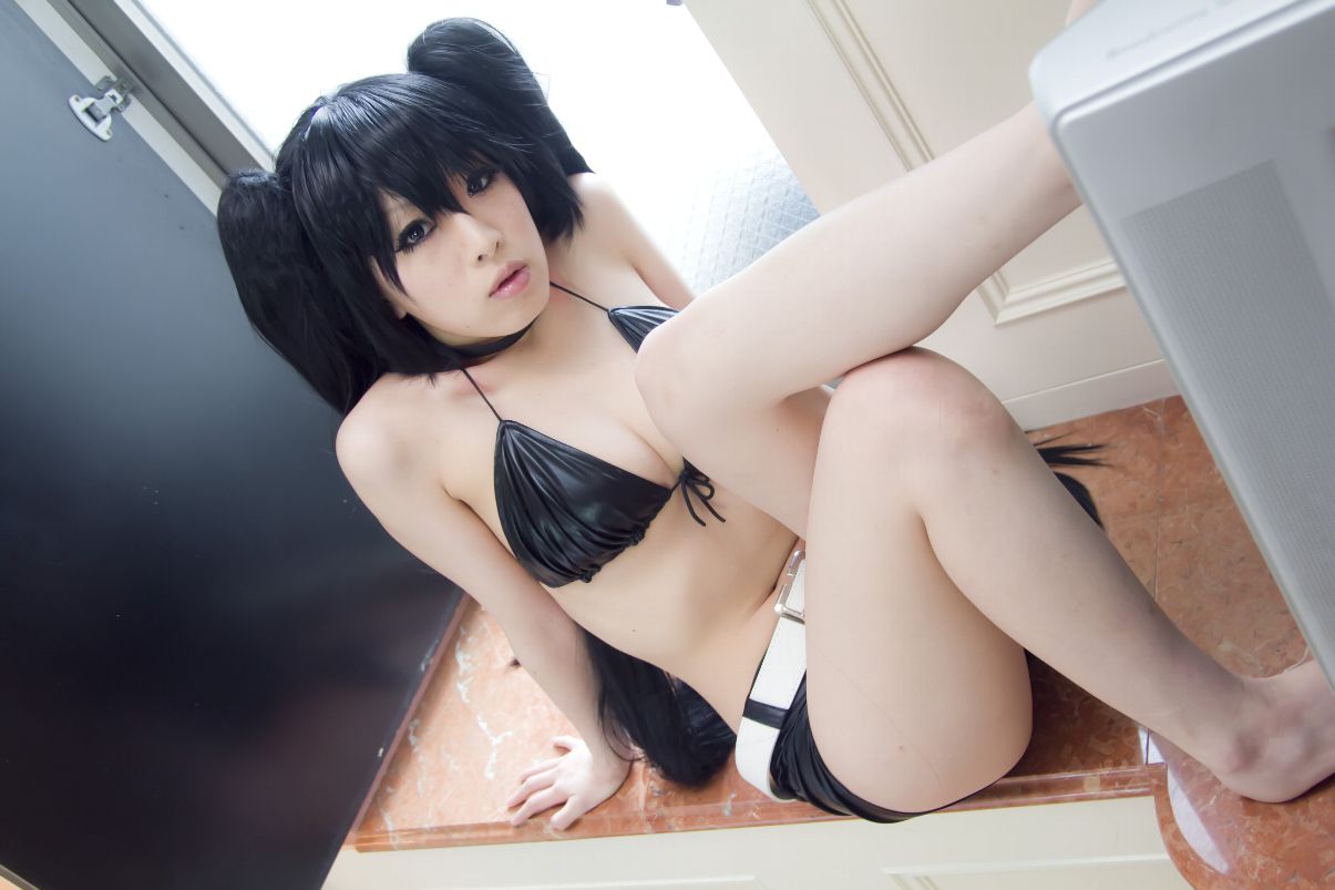 あらい夜魅(Arai Yami)《BLACK★ROCK SHOOTER》-黑衣麻陶?里(黑岩射手／黑初音)-图26