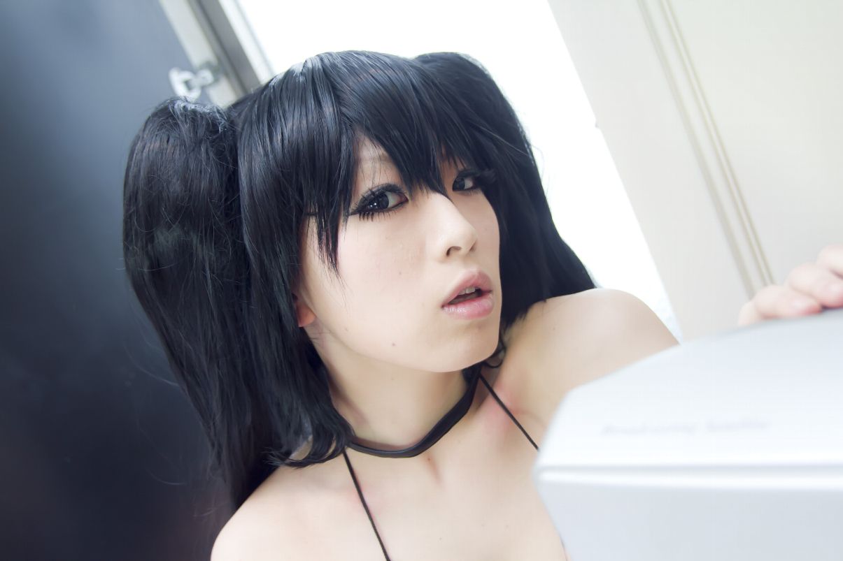 あらい夜魅(Arai Yami)《BLACK★ROCK SHOOTER》-黑衣麻陶?里(黑岩射手／黑初音)-图28