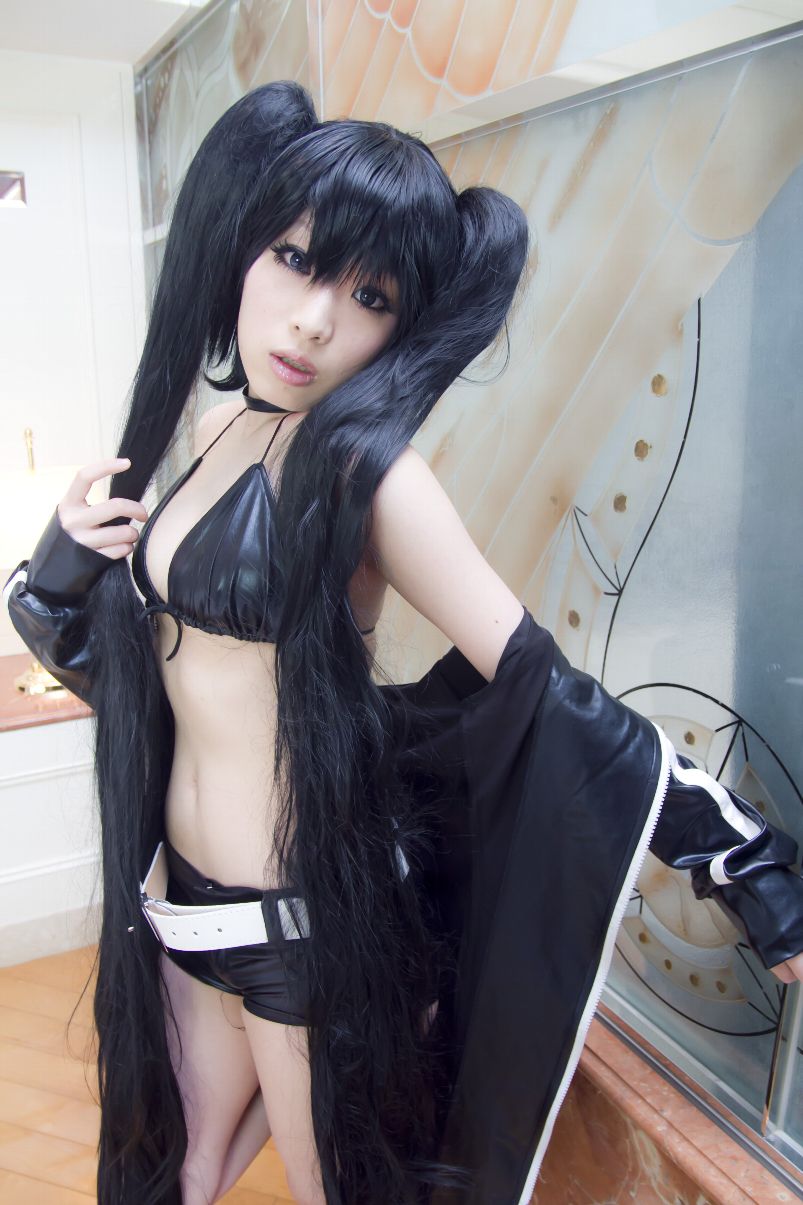 あらい夜魅(Arai Yami)《BLACK★ROCK SHOOTER》-黑衣麻陶?里(黑岩射手／黑初音)-图2