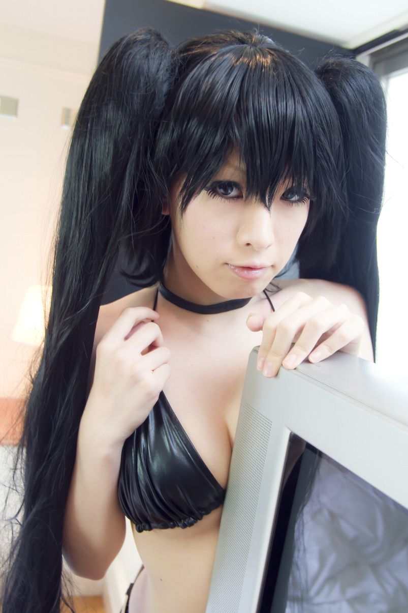 あらい夜魅(Arai Yami)《BLACK★ROCK SHOOTER》-黑衣麻陶?里(黑岩射手／黑初音)-图29