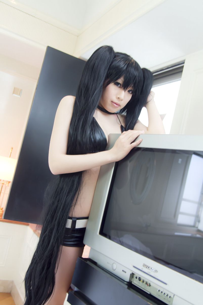 あらい夜魅(Arai Yami)《BLACK★ROCK SHOOTER》-黑衣麻陶?里(黑岩射手／黑初音)-图31