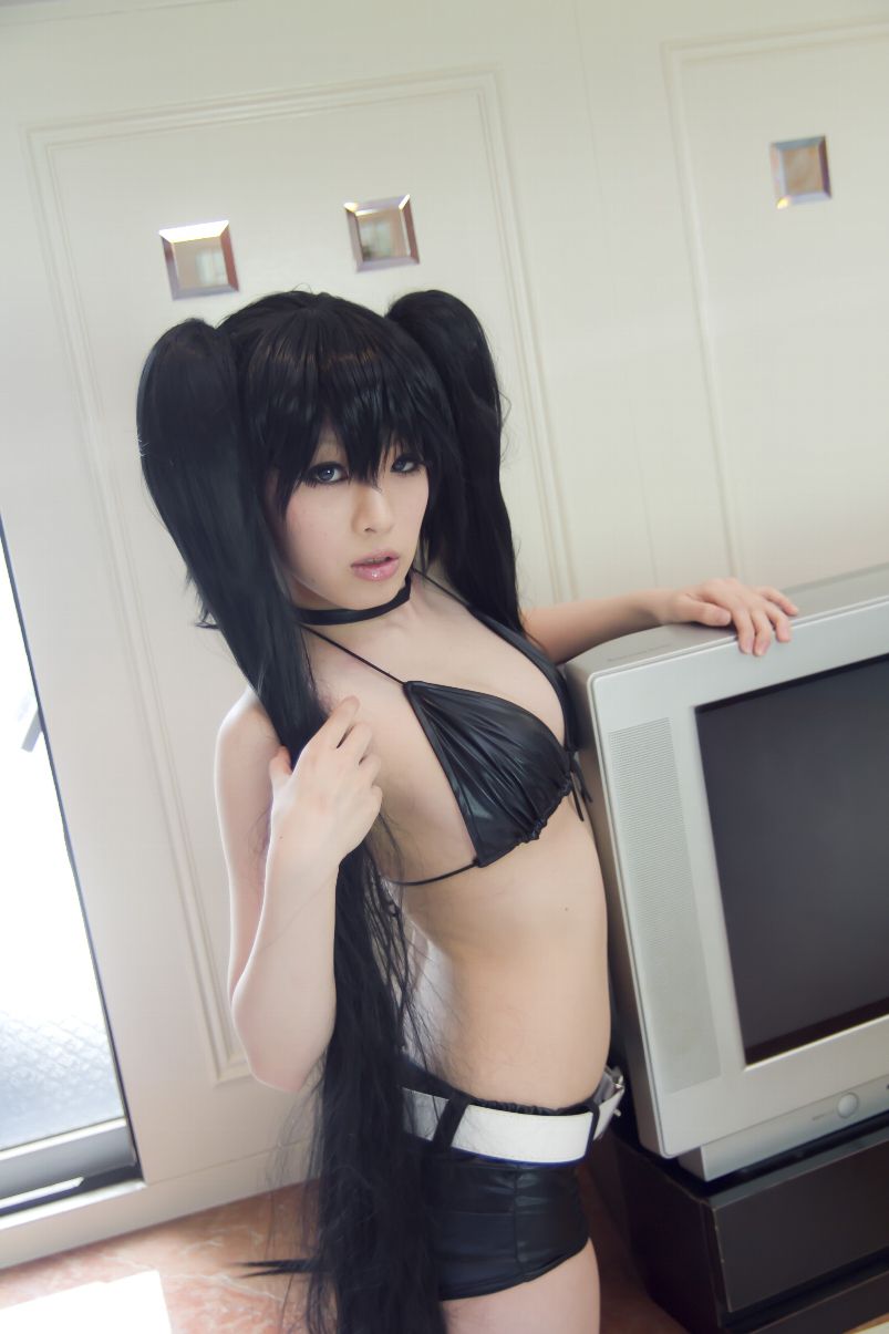 あらい夜魅(Arai Yami)《BLACK★ROCK SHOOTER》-黑衣麻陶?里(黑岩射手／黑初音)-图32