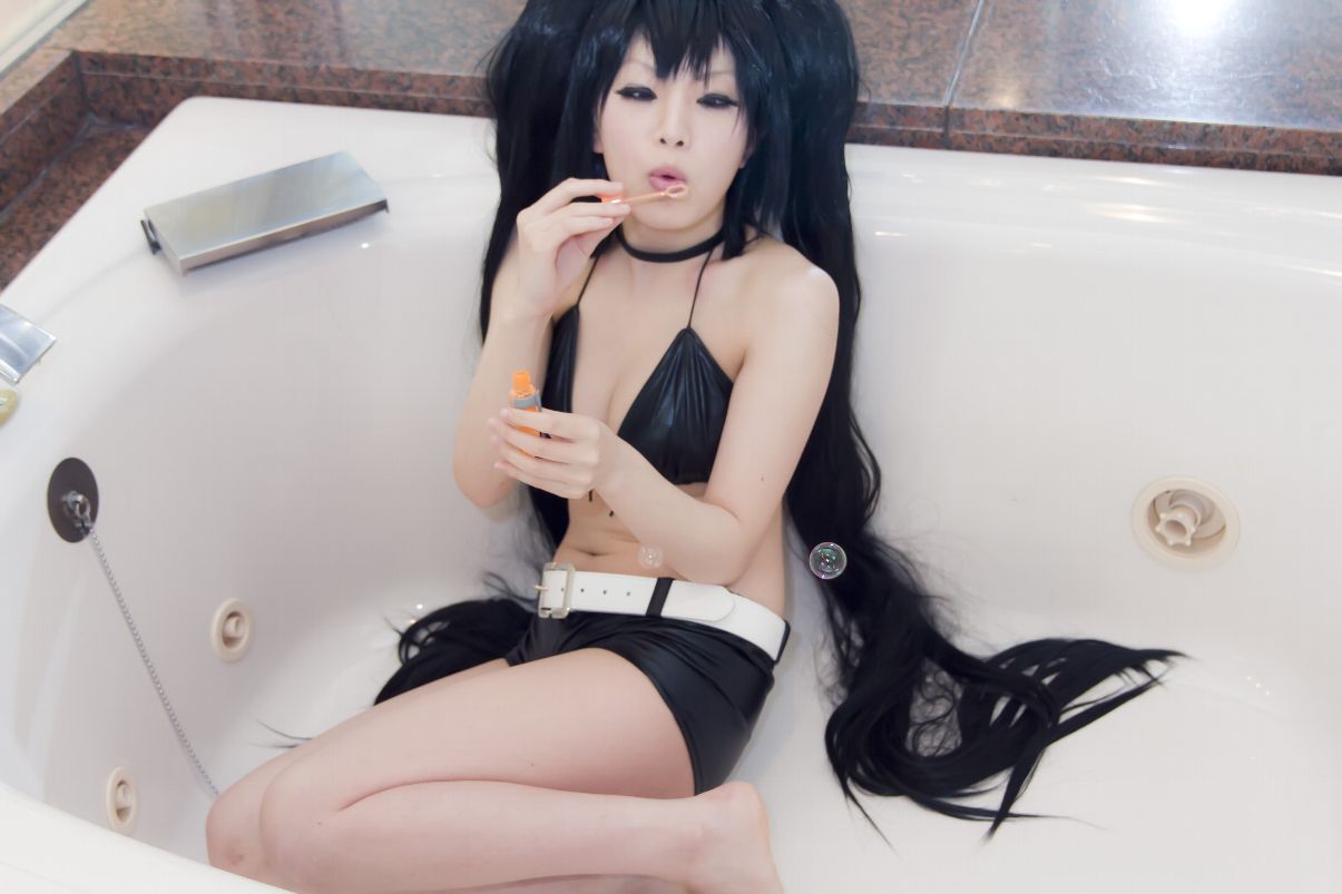 あらい夜魅(Arai Yami)《BLACK★ROCK SHOOTER》-黑衣麻陶?里(黑岩射手／黑初音)-图36
