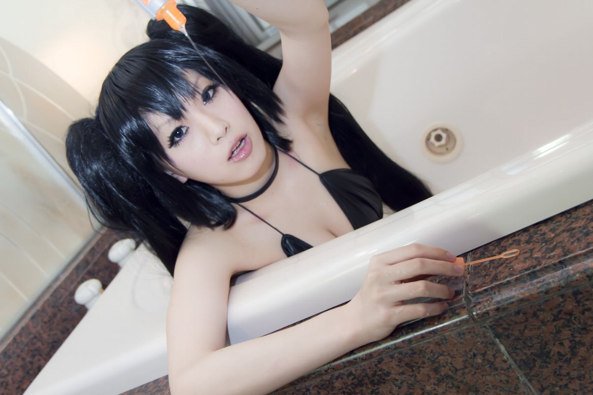 あらい夜魅(Arai Yami)《BLACK★ROCK SHOOTER》-黑衣麻陶?里(黑岩射手／黑初音)-图38