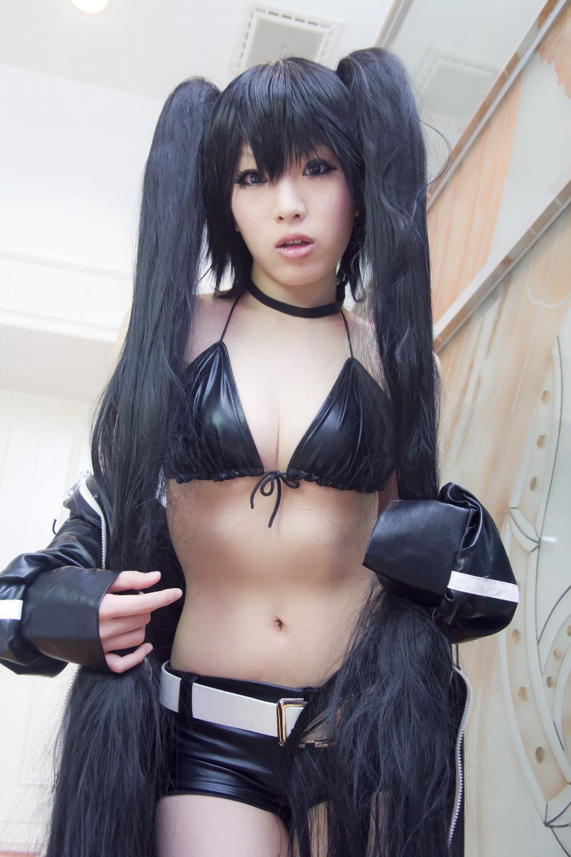 あらい夜魅(Arai Yami)《BLACK★ROCK SHOOTER》-黑衣麻陶?里(黑岩射手／黑初音)-图3