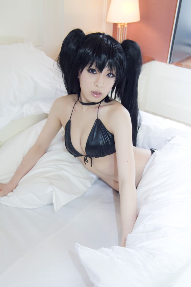 あらい夜魅(Arai Yami)《BLACK★ROCK SHOOTER》-黑衣麻陶?里(黑岩射手／黑初音)-图44