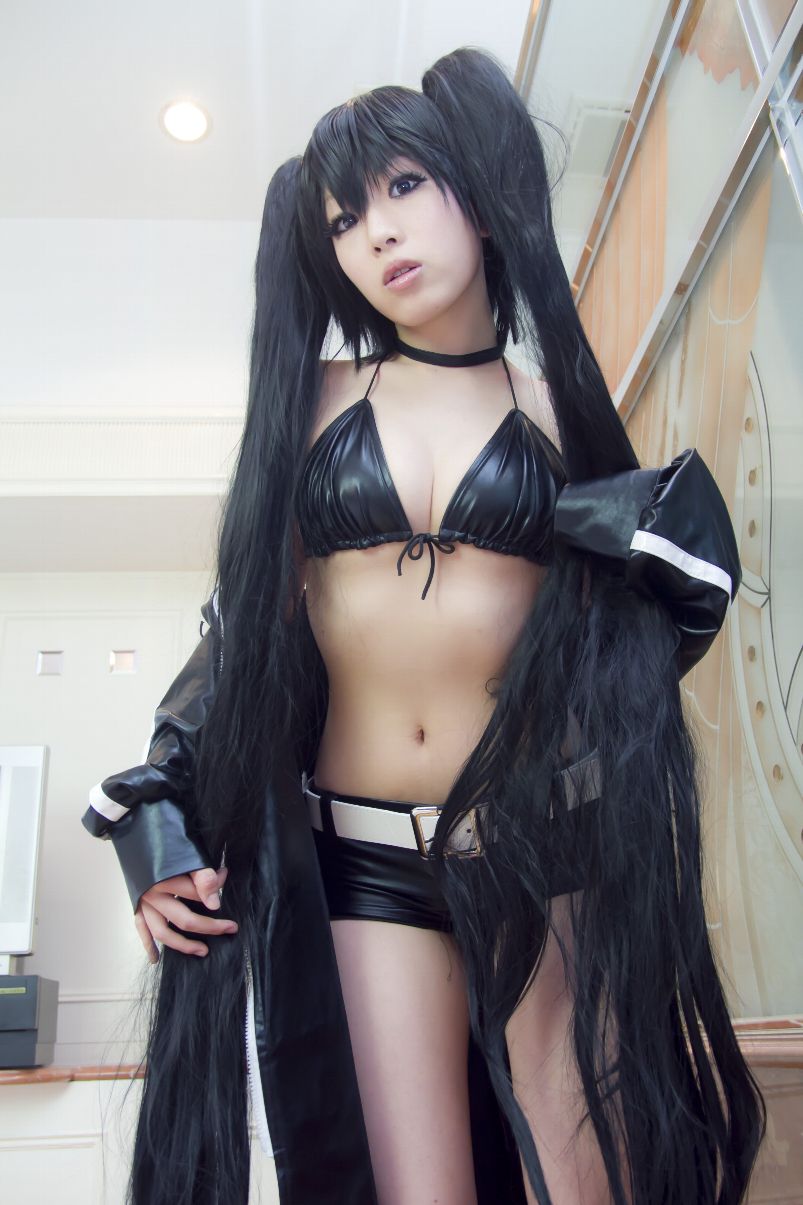 あらい夜魅(Arai Yami)《BLACK★ROCK SHOOTER》-黑衣麻陶?里(黑岩射手／黑初音)-图4
