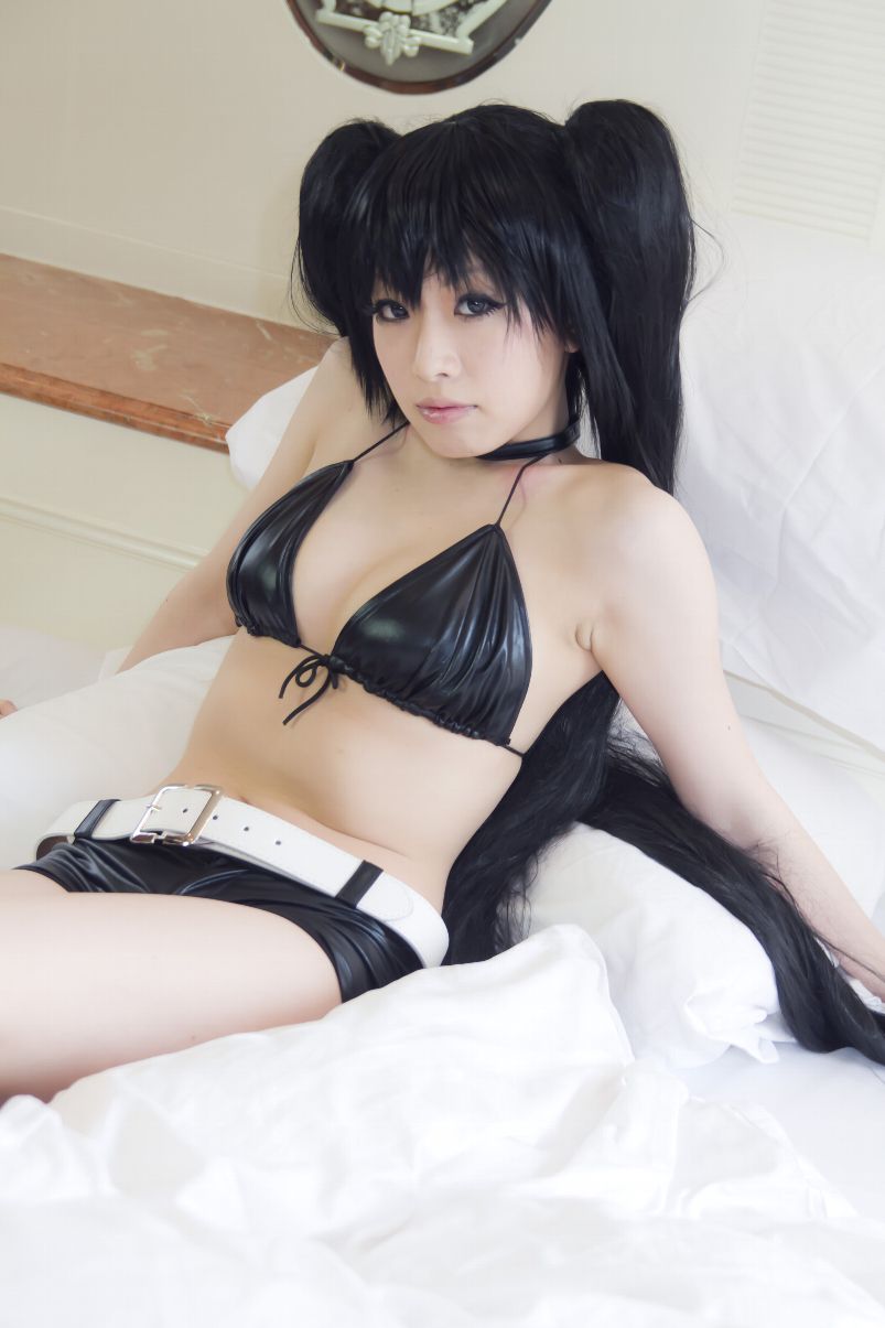 あらい夜魅(Arai Yami)《BLACK★ROCK SHOOTER》-黑衣麻陶?里(黑岩射手／黑初音)-图50
