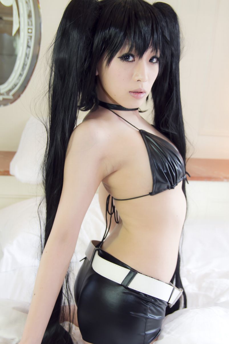 あらい夜魅(Arai Yami)《BLACK★ROCK SHOOTER》-黑衣麻陶?里(黑岩射手／黑初音)-图57