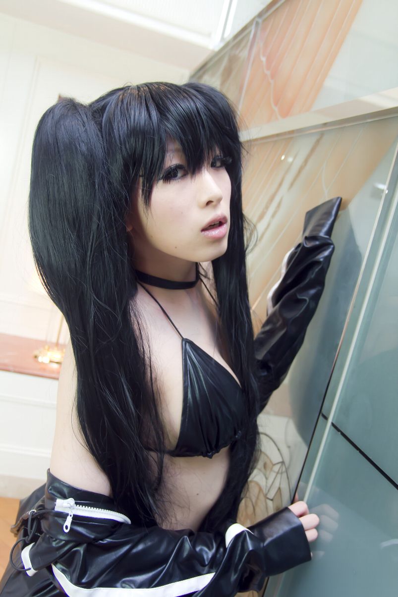あらい夜魅(Arai Yami)《BLACK★ROCK SHOOTER》-黑衣麻陶?里(黑岩射手／黑初音)-图5