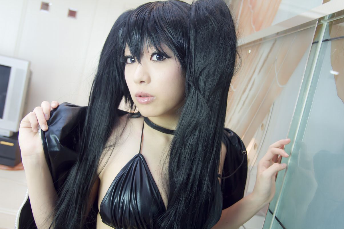 あらい夜魅(Arai Yami)《BLACK★ROCK SHOOTER》-黑衣麻陶?里(黑岩射手／黑初音)-图6