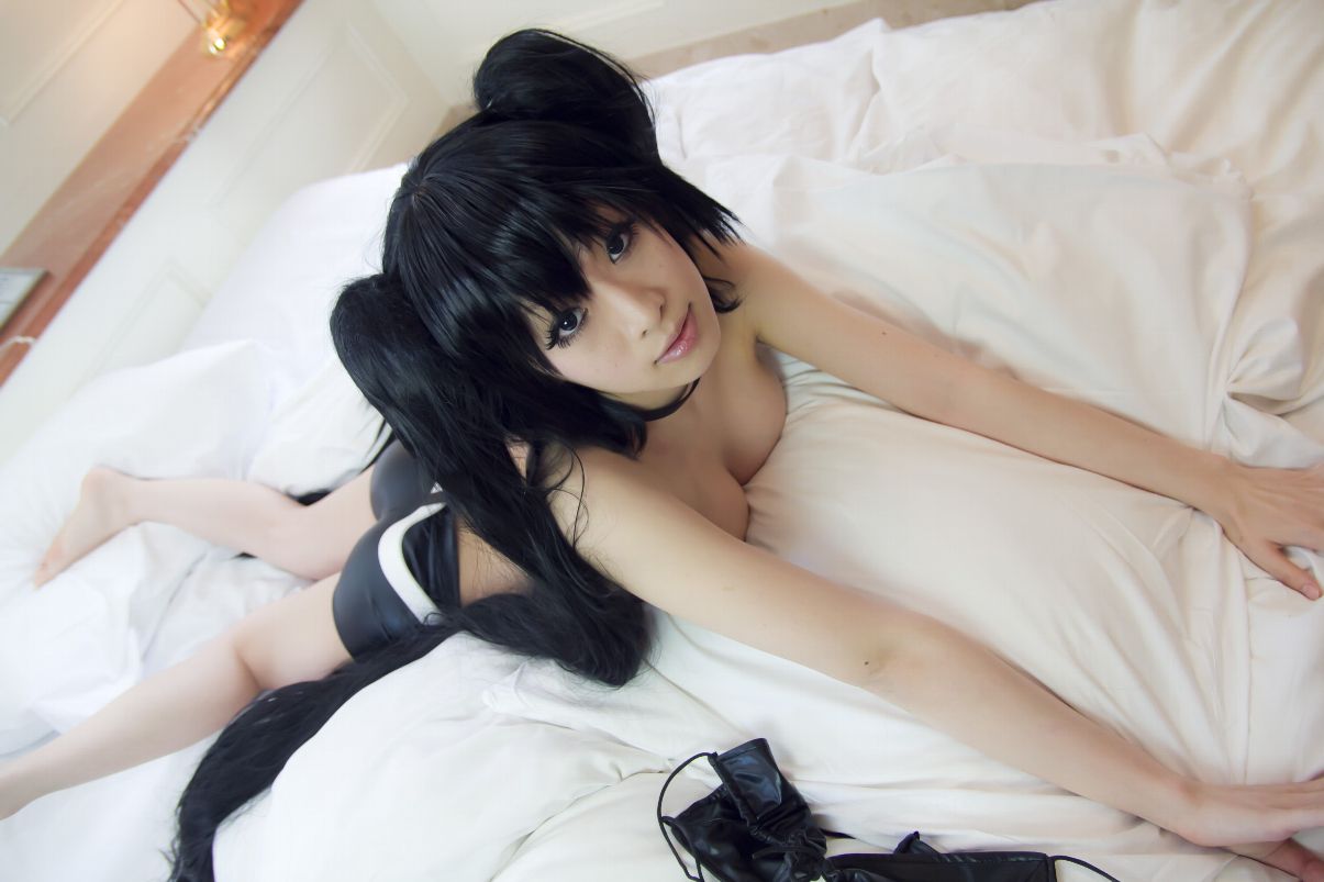 あらい夜魅(Arai Yami)《BLACK★ROCK SHOOTER》-黑衣麻陶?里(黑岩射手／黑初音)-图73