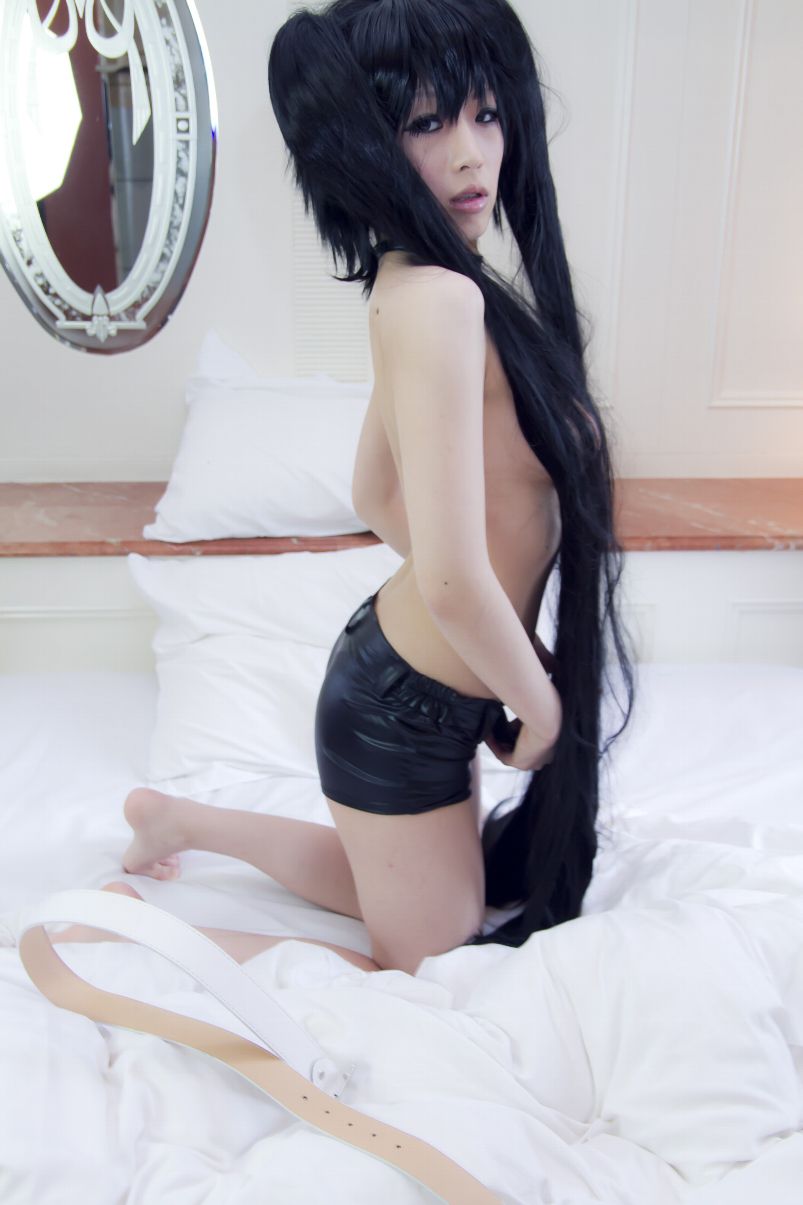 あらい夜魅(Arai Yami)《BLACK★ROCK SHOOTER》-黑衣麻陶?里(黑岩射手／黑初音)-图85