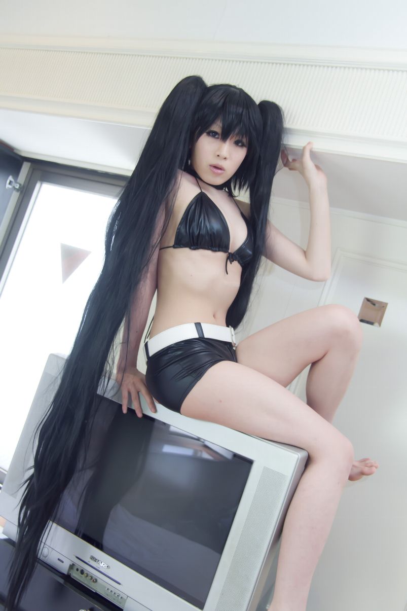 あらい夜魅(Arai Yami)《BLACK★ROCK SHOOTER》-黑衣麻陶?里(黑岩射手／黑初音)-图8