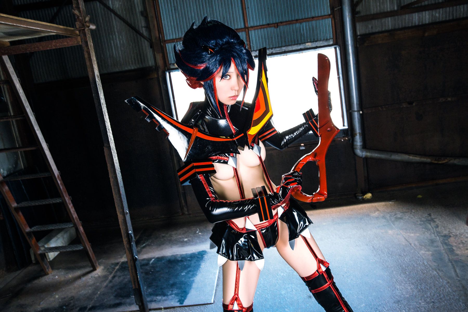 Mike(ミケ) 《Kill La Kill》Matoi Ryuuko(纏流子)+Kiryuuin Satsuki (鬼龍院皐月)-图2