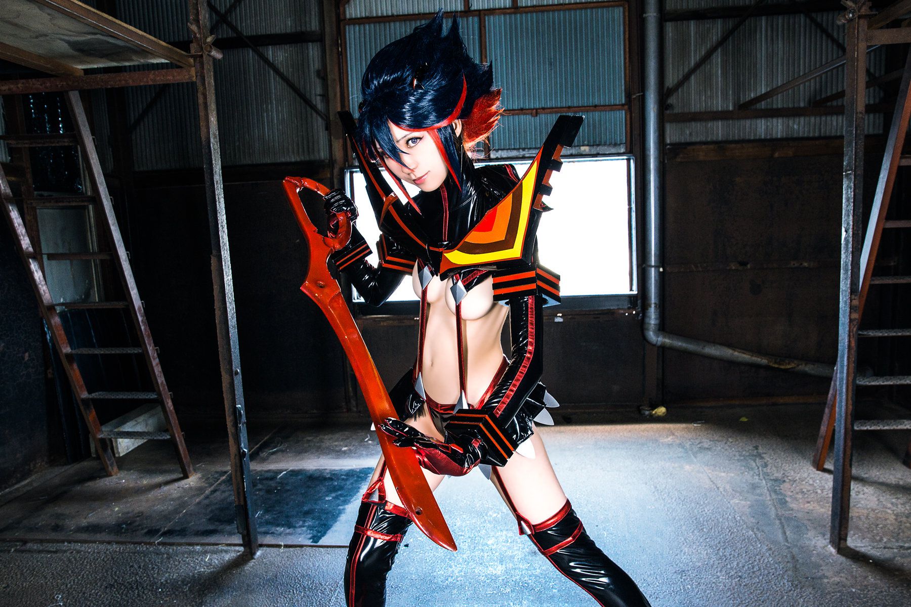 Mike(ミケ) 《Kill La Kill》Matoi Ryuuko(纏流子)+Kiryuuin Satsuki (鬼龍院皐月)-图3
