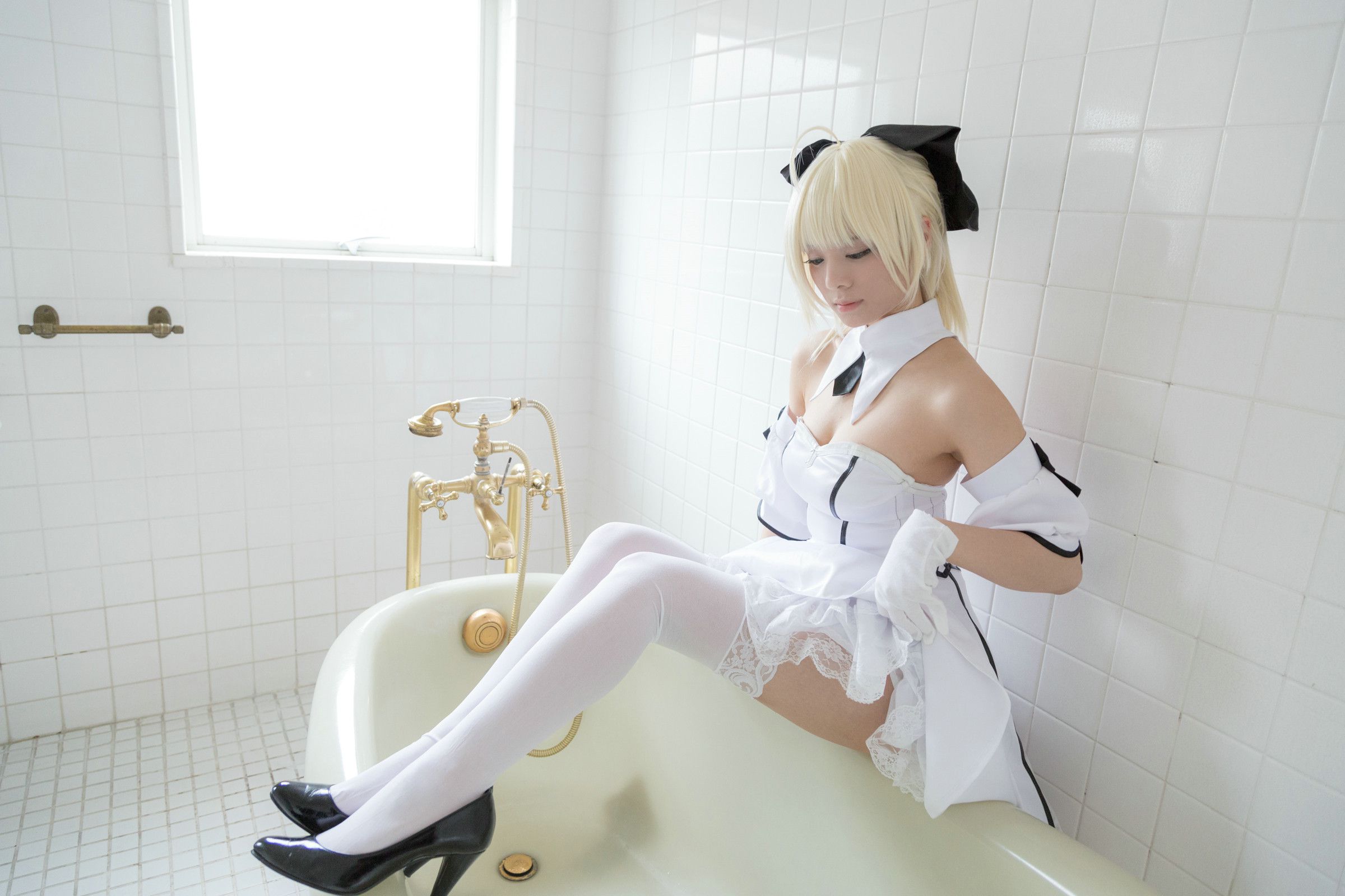 Usakichi(うさ吉)&Na-san 《Fate＼stay night》Saber+《甘城ブリリアントパーク》千斗いすず-图59
