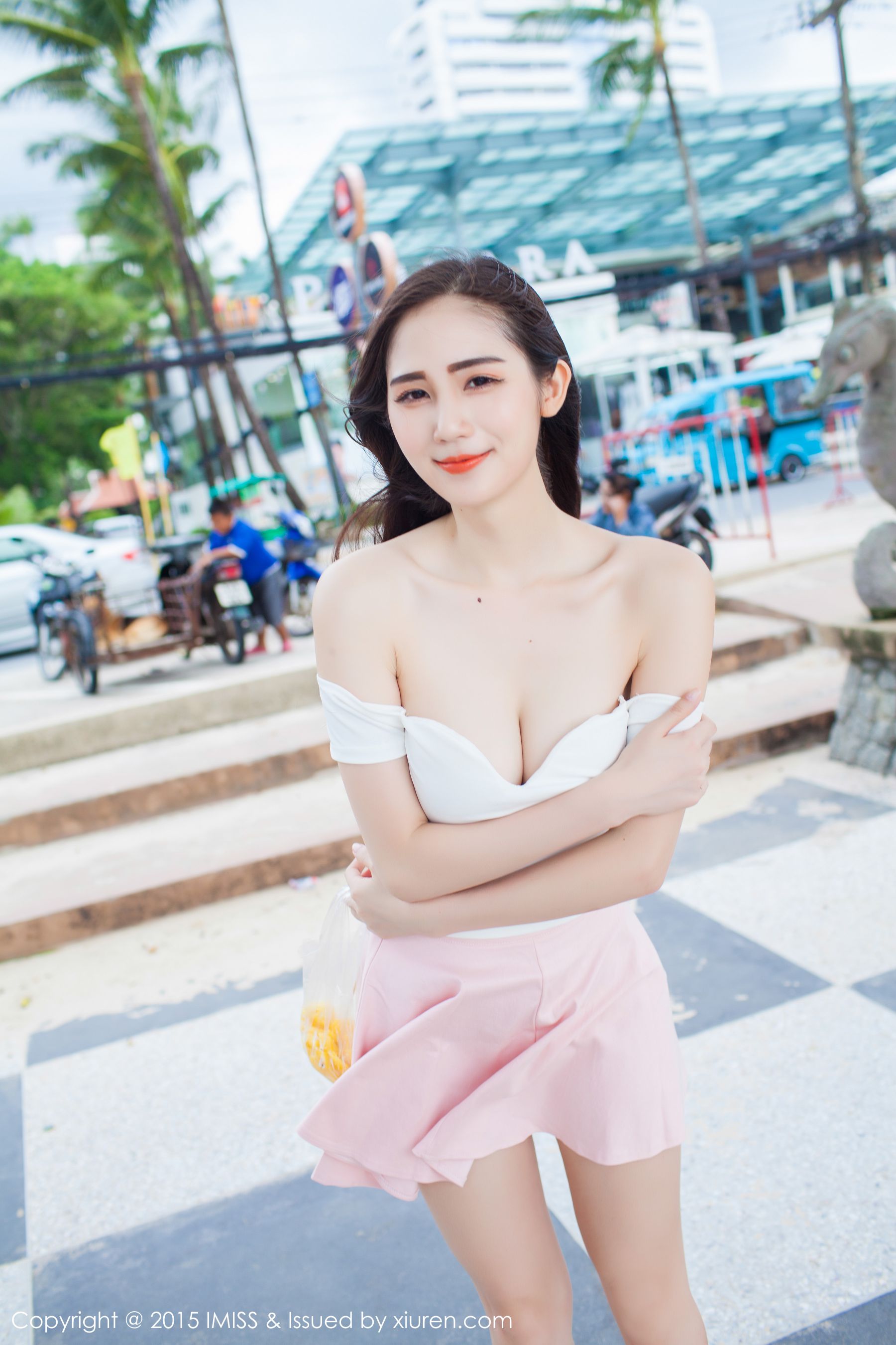 高挑美女SISY思《4套清新服饰》  Vol.041-图46