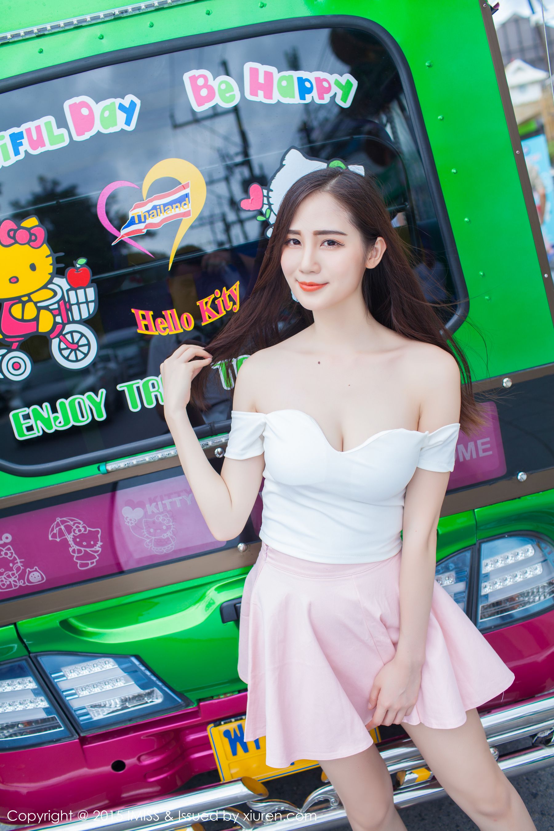 高挑美女SISY思《4套清新服饰》  Vol.041-图53