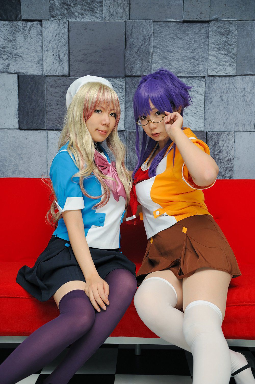 Chiyoko(チョコボール向囲)&酸っぱい甘味所(わたあめ & もずく) 《マクロスF》マクロストライアングル-图47