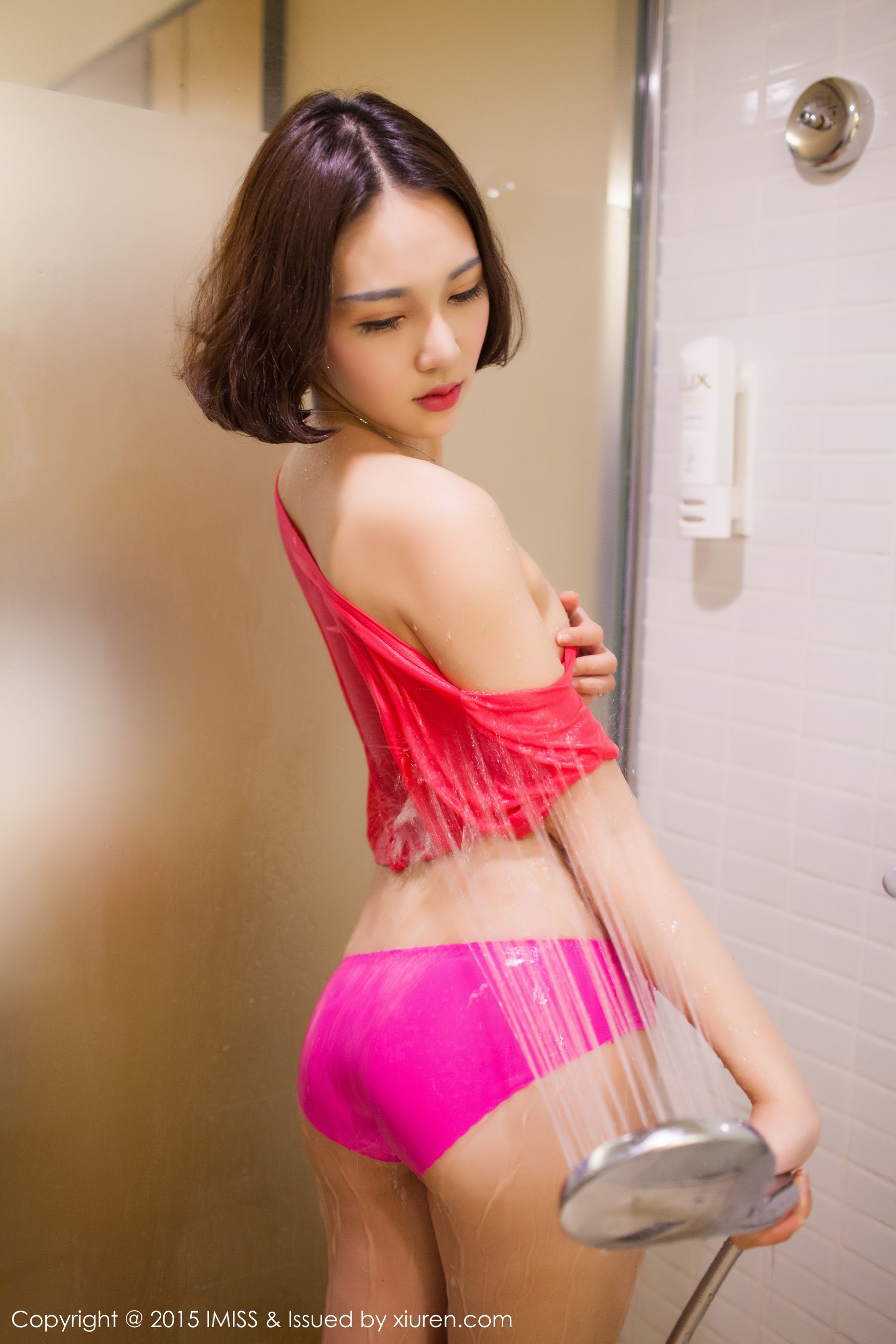 轻熟女@艾诗iccey《浴室湿身+黑丝诱惑》  Vol.043-图15