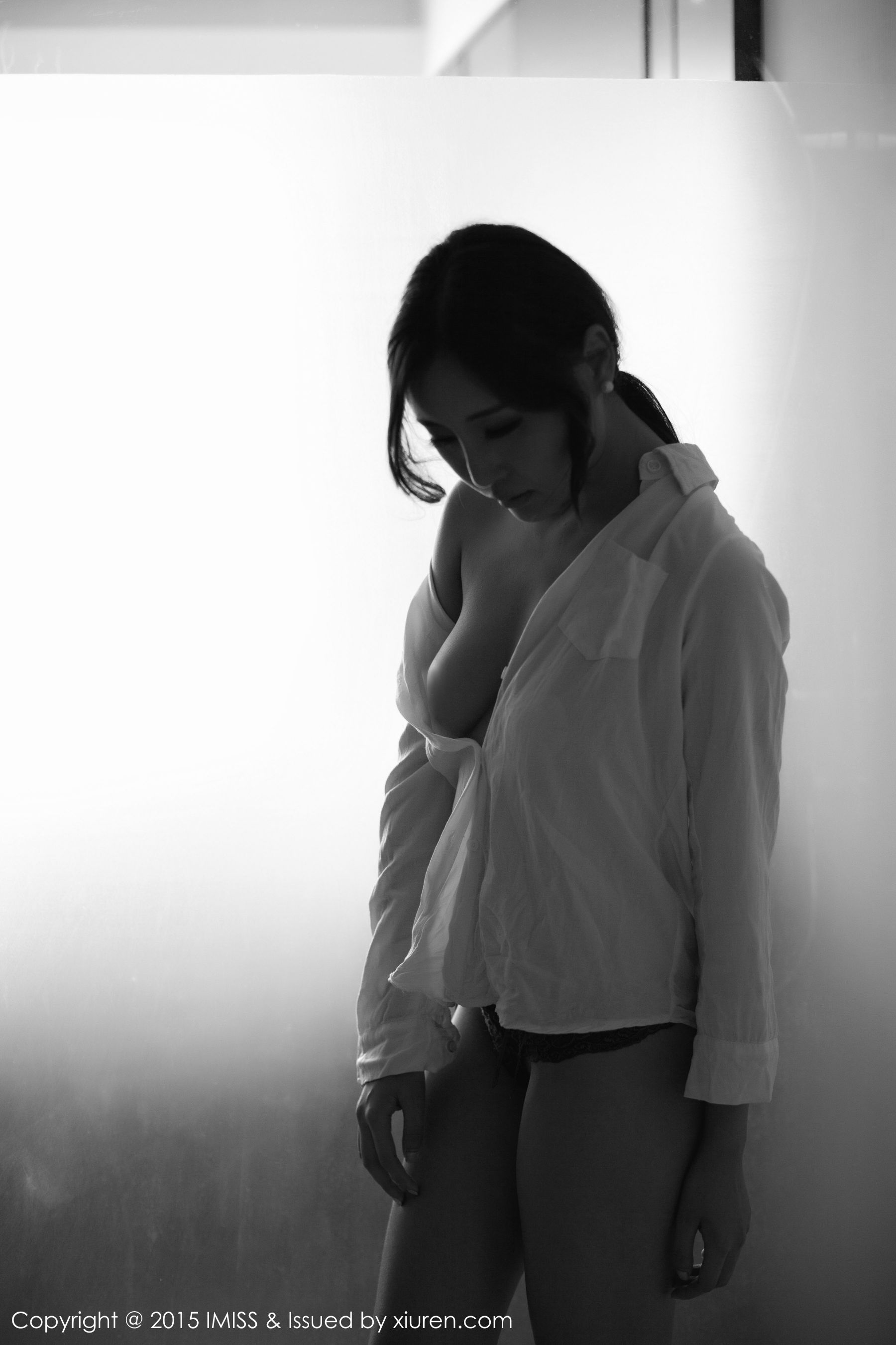 樂樂Mango《白衬衣+紫色丝袜系列》  Vol.046-图3