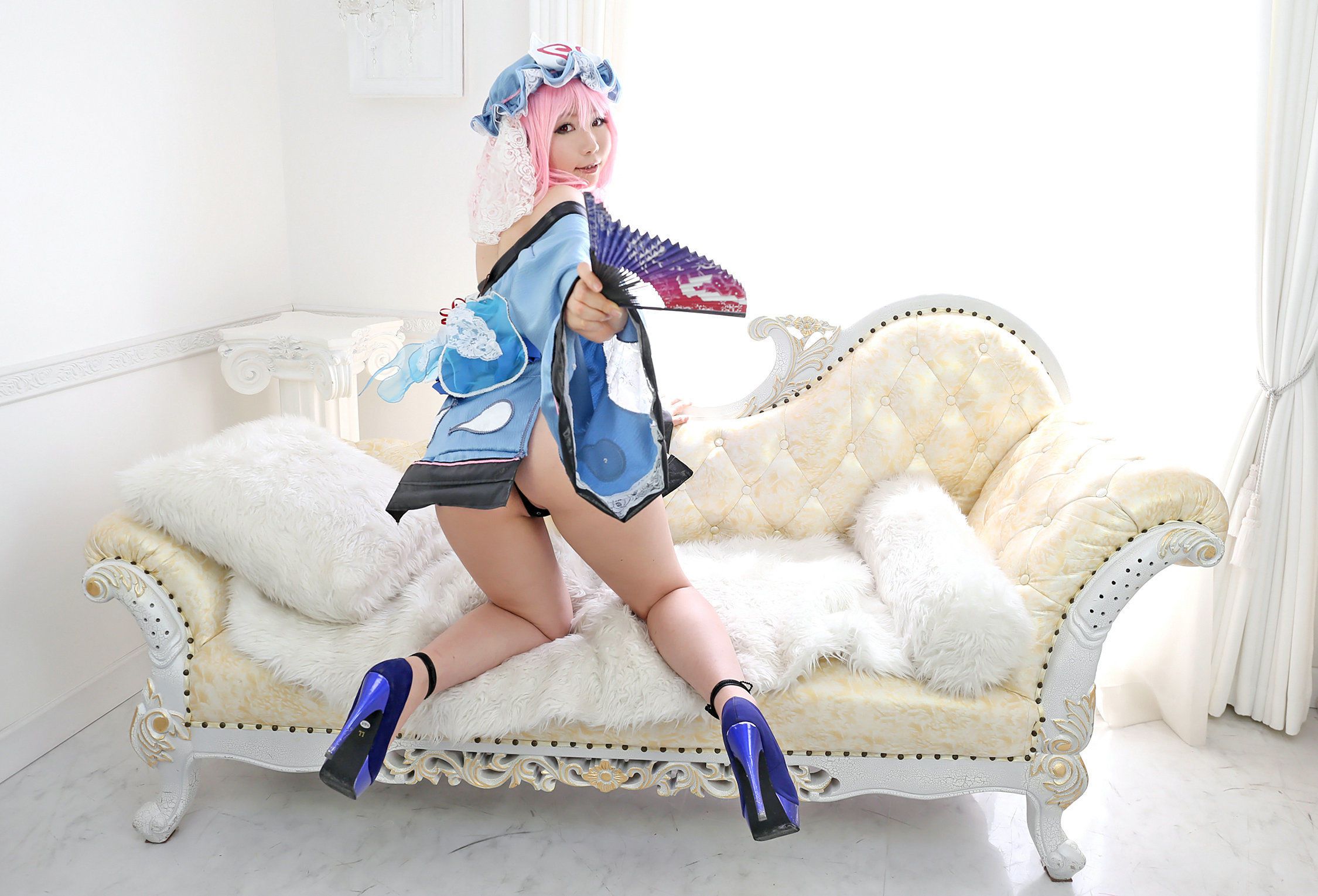 日暮りん(Higurashi Rin) 《Touhou Project》 Saigyouji Yuyuko 西行寺幽幽子-图3