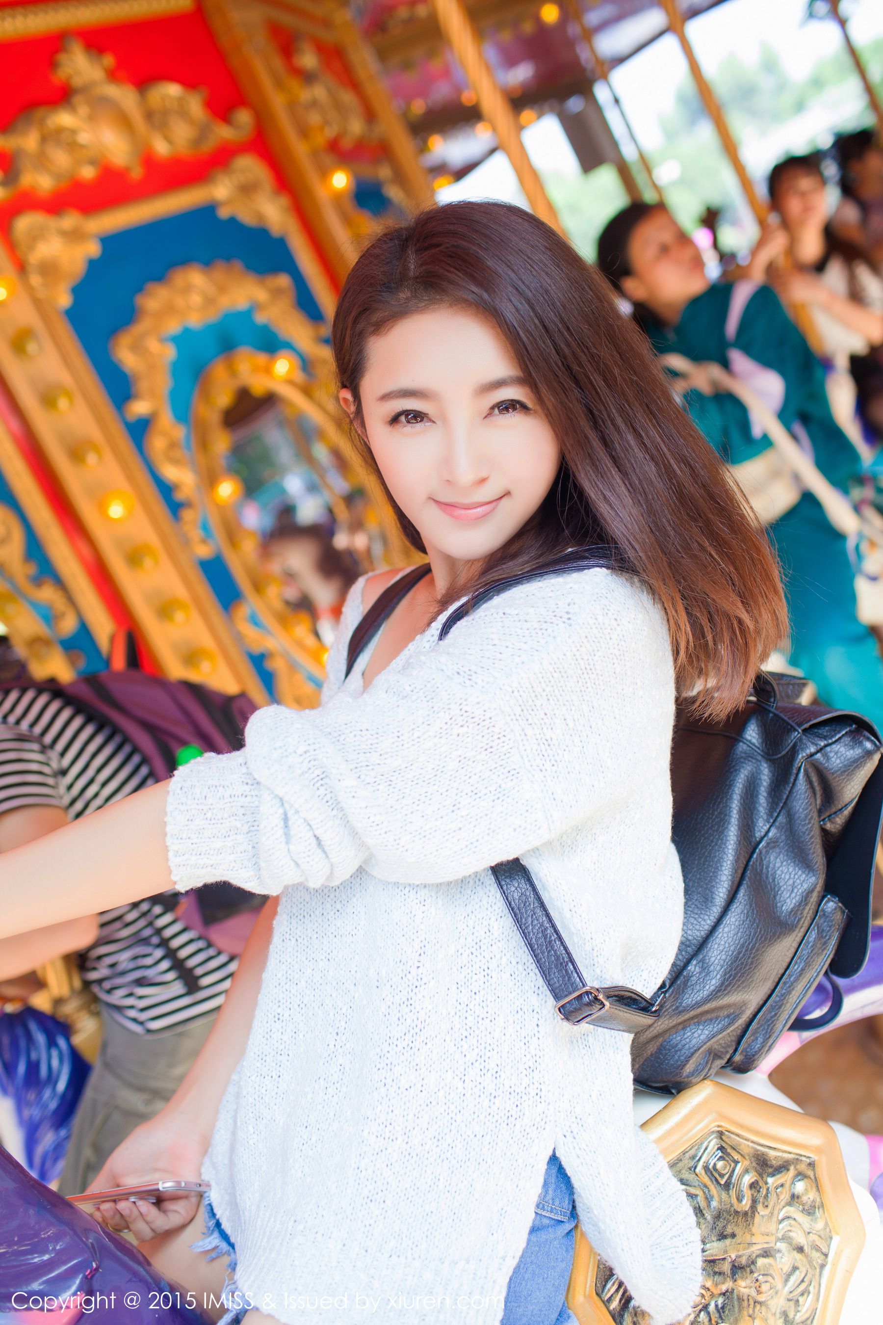 夏茉GIGI《牛仔热裤街拍》  Vol.049-图9