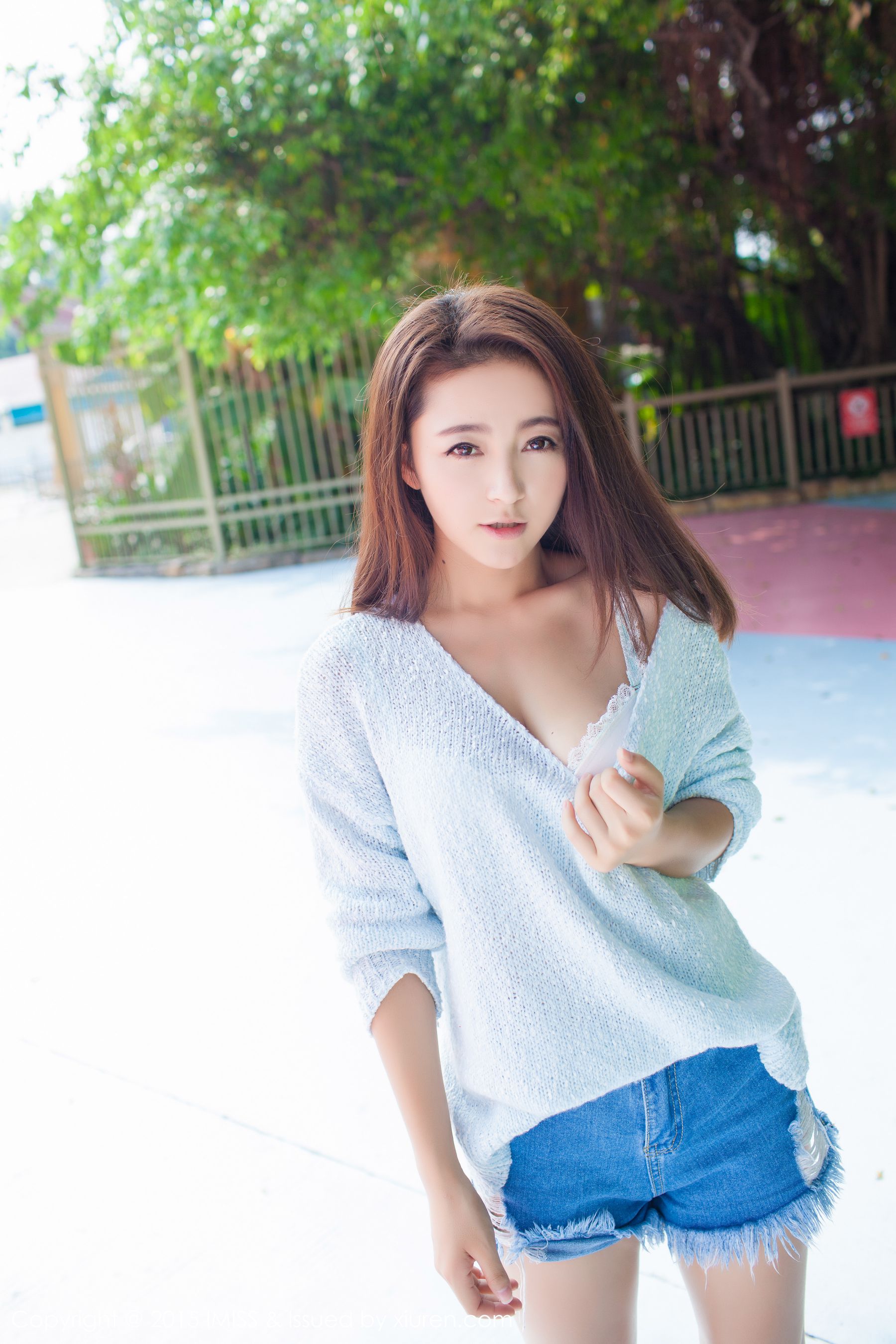 夏茉GIGI《牛仔热裤街拍》  Vol.049-图15