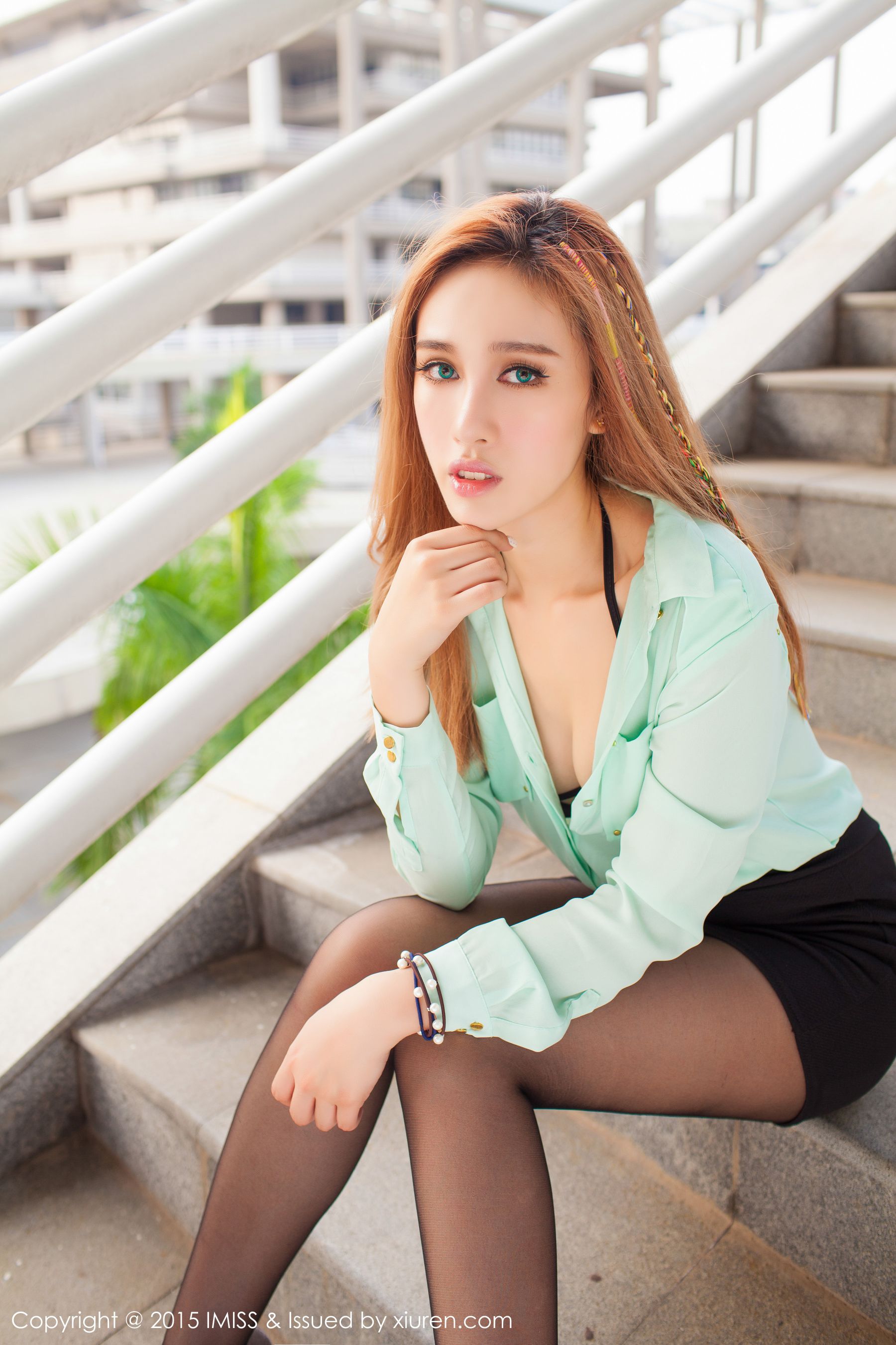 Michi_Ho《比基尼+OL丝袜装》  Vol.050-图44