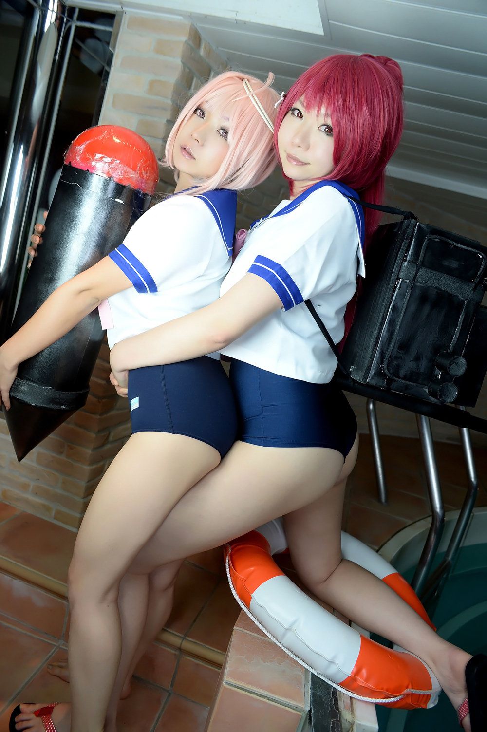 日暮りん&日暮らん)《艦隊これくしょん》伊168+伊58-图52