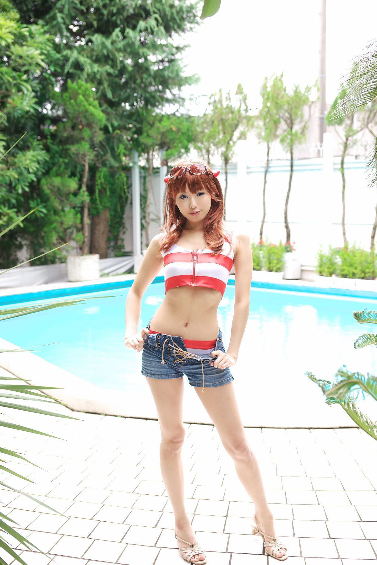 Ahane(亜羽音)  (コスプレ) アスカの夏休み-图0