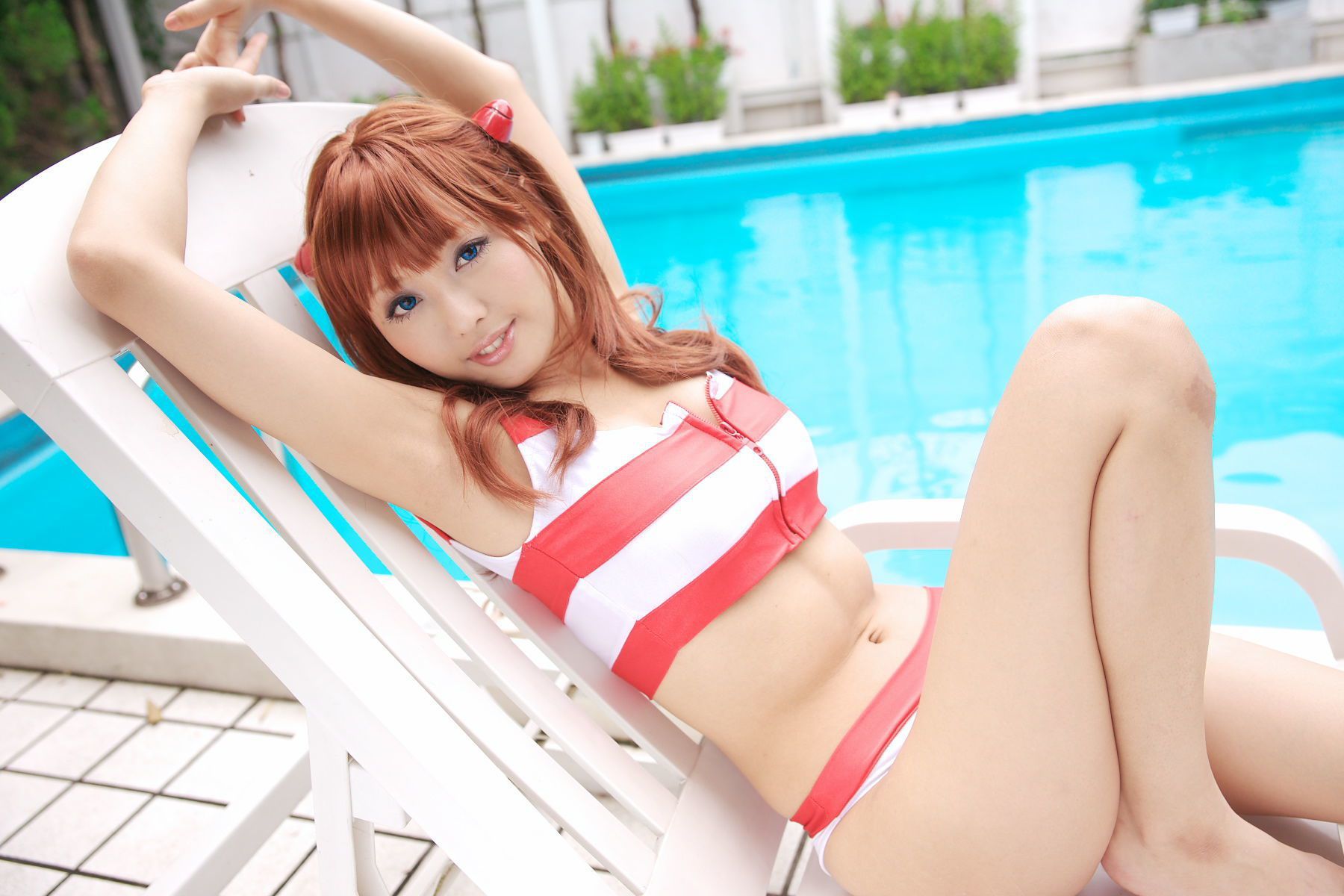 Ahane(亜羽音)  (コスプレ) アスカの夏休み-图21