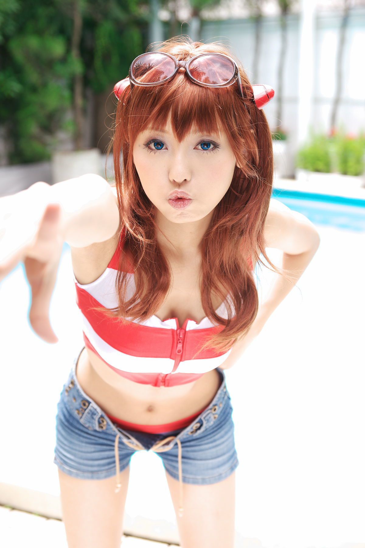 Ahane(亜羽音)  (コスプレ) アスカの夏休み-图3