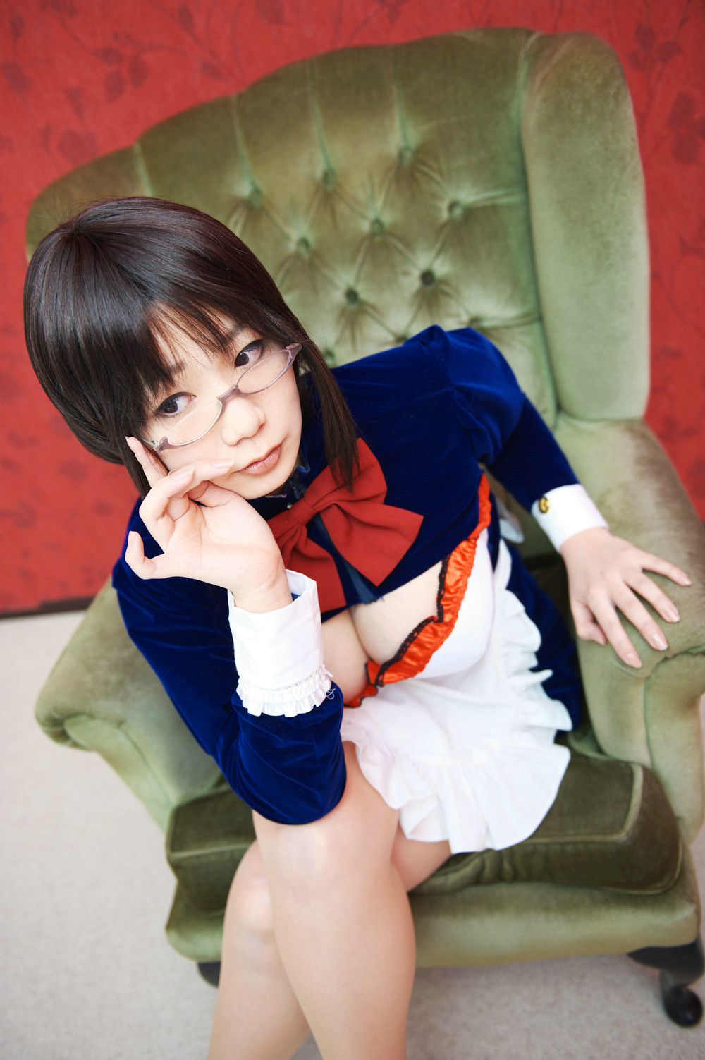 Chiyoko(チョコボール向囲) Unknown Character女仆眼镜娘-图10