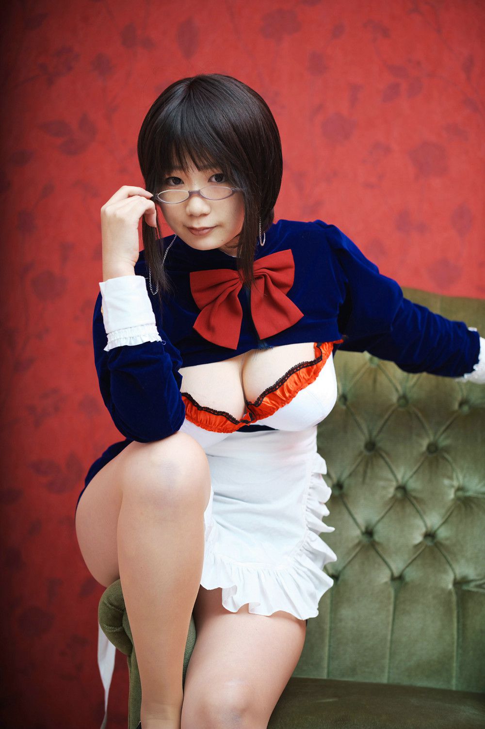 Chiyoko(チョコボール向囲) Unknown Character女仆眼镜娘-图17