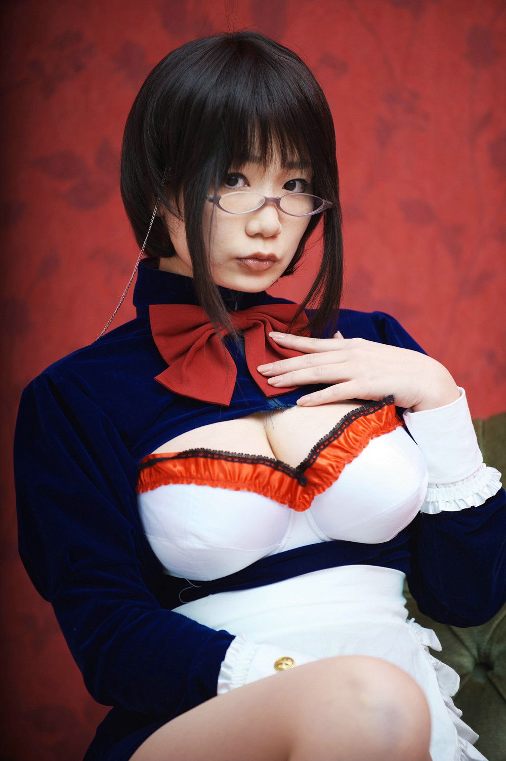 Chiyoko(チョコボール向囲) Unknown Character女仆眼镜娘-图18
