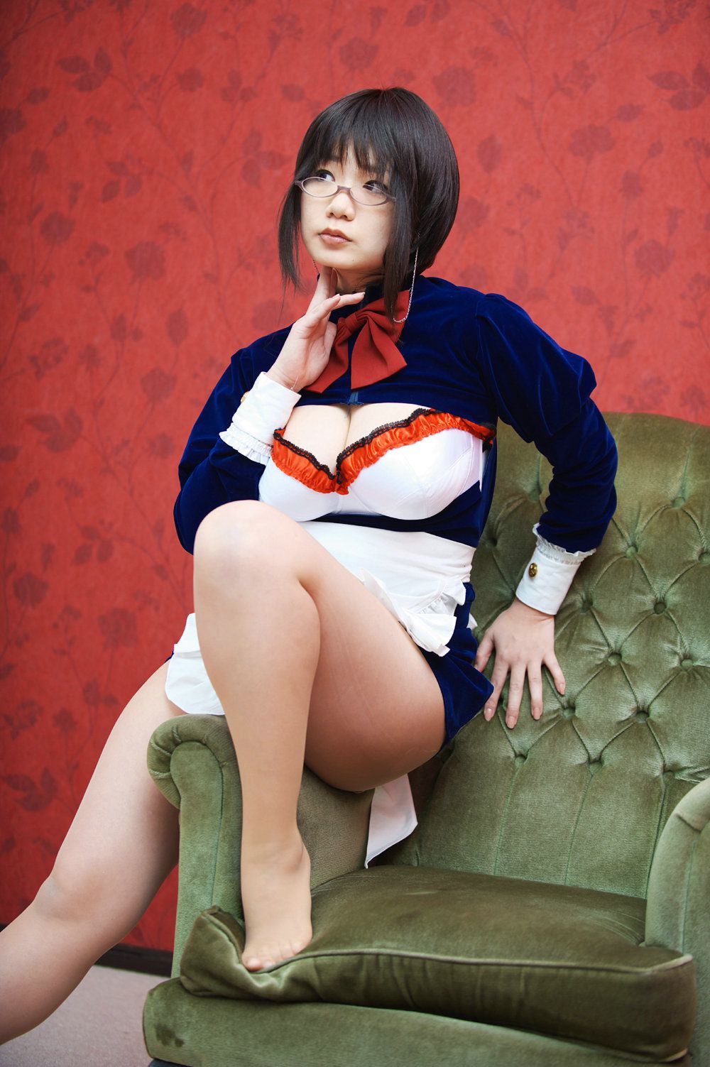 Chiyoko(チョコボール向囲) Unknown Character女仆眼镜娘-图21